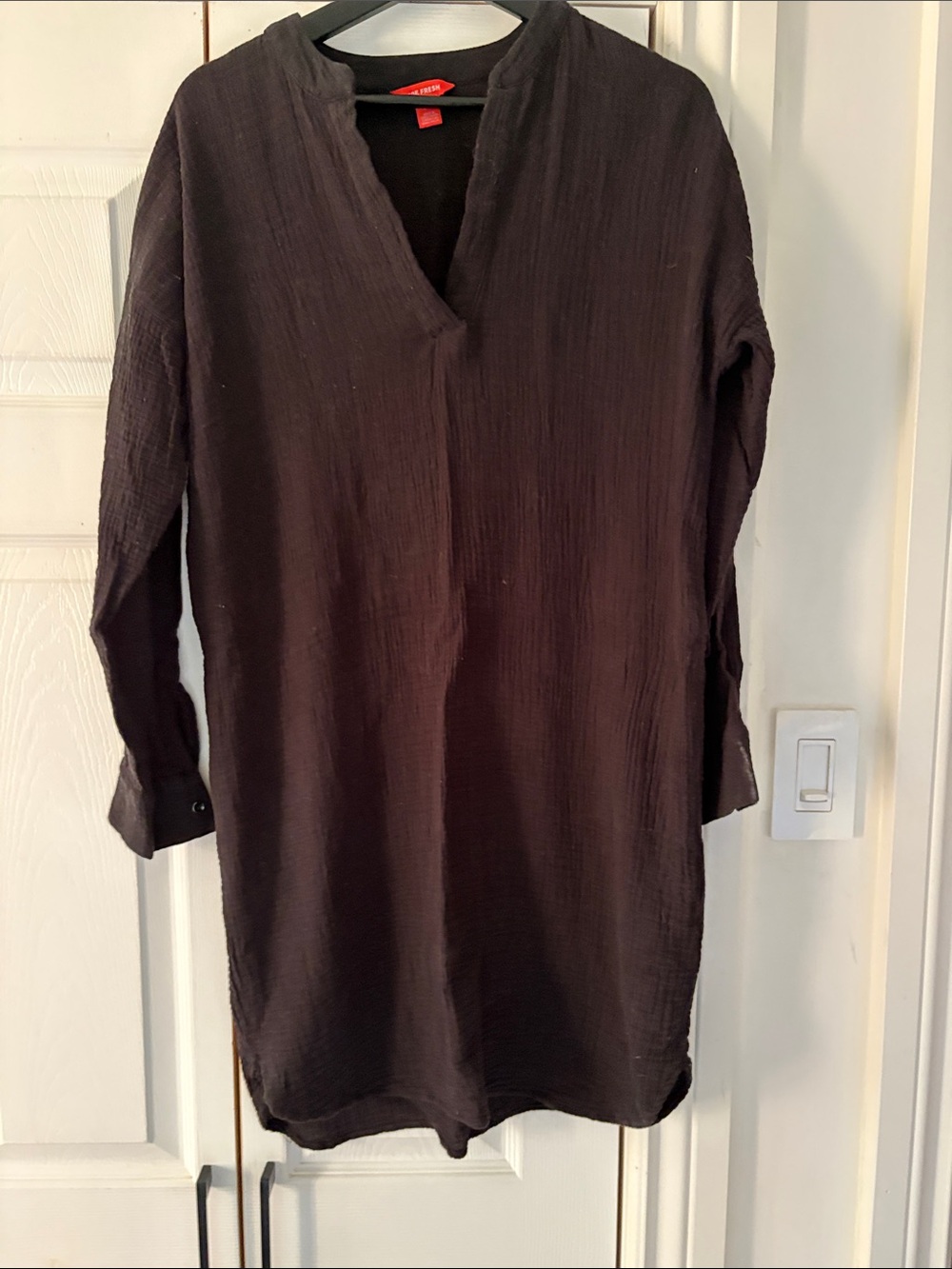 Joe Fresh Black Long-Sleeve Tunic dress